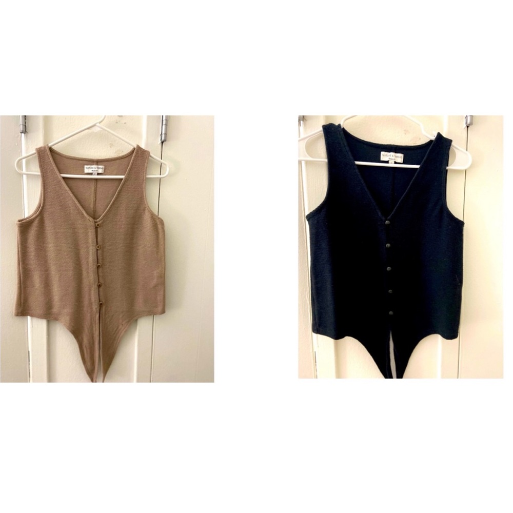 Madewell Front Tie Size Small Tops - Lot of Two
